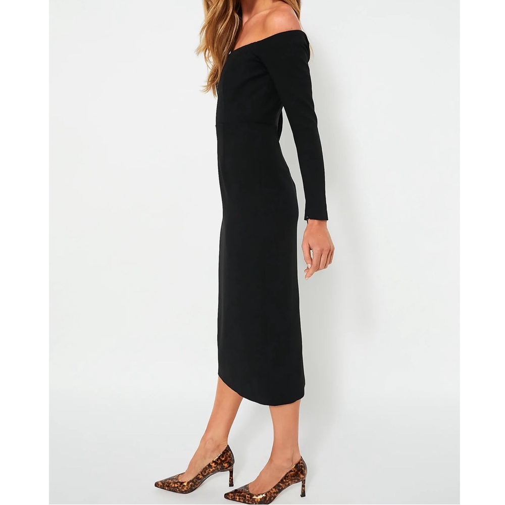TUCKERNUCK Black Off the Shoulder Alva Dress - Picture 3 of 11